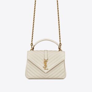 YSL COLLEGE MEDIUM IN QUILTED LEATHER